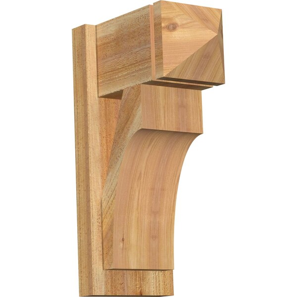 Ekena Millwork Westlake Arts & Crafts Rough Sawn Outlooker, Western Red Cedar, 8"W x 14"D x 22"H OUT08X14X22WTL03RWR - main